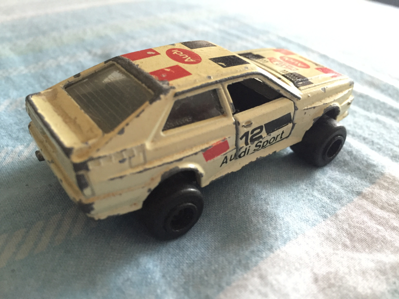 Illustration for article titled Audi Quattro rally car